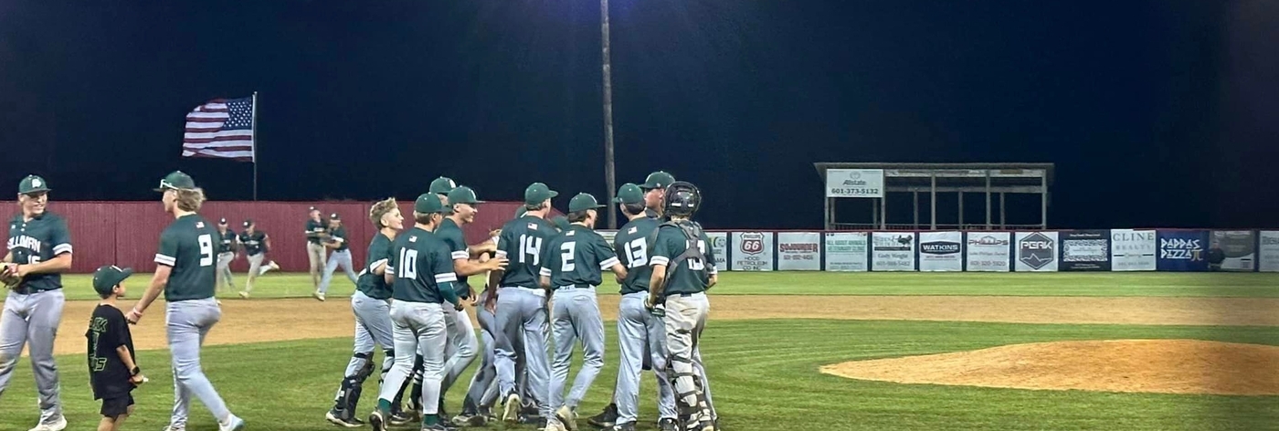 Image of baseball players on field